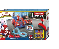 Ken Black Carrera First Spidey and His Amazing Friends Go Spidey Go Kart Racing Set| Building & Vehicle Toys