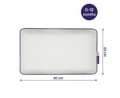Ken Black ClevaMama ClevaFoam Baby Pillow| Nursery Furniture & Bedding