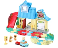 Ken Black Cocomelon™ Toot-Toot Drivers® JJ's House Track Set| Preschool & Electronic Learning