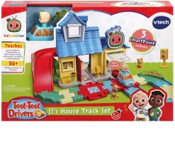 Ken Black Cocomelon™ Toot-Toot Drivers® JJ's House Track Set| Preschool & Electronic Learning