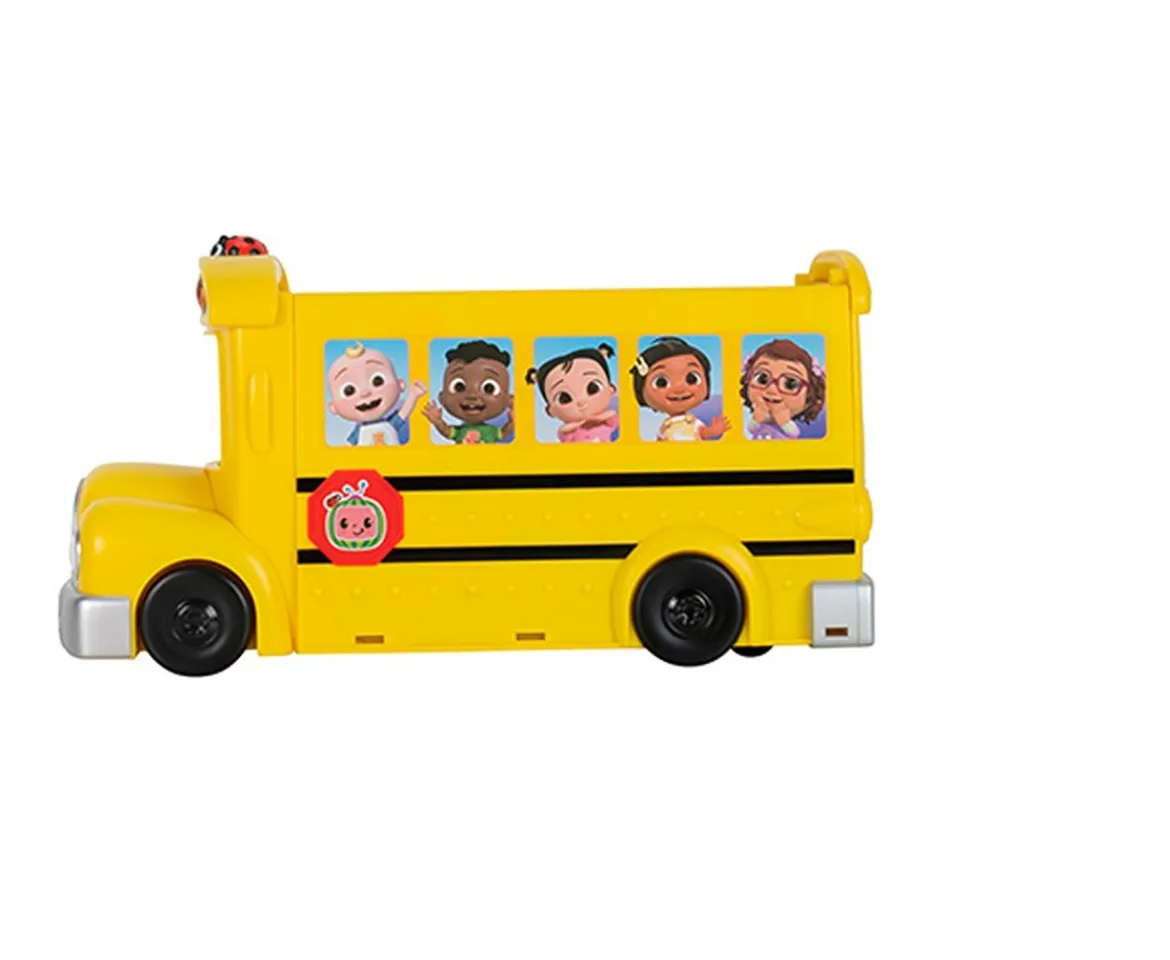 Ken Black CoComelon Transforming School Time Bus - Lights and Sounds - 3 Favourite Songs - 6 Areas of Play - R| Preschool & Electronic Learning