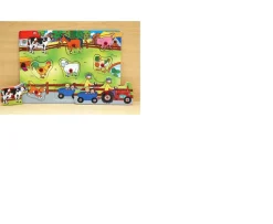 Ken Black Colourful Wooden Puzzle Farm| Puzzles|Wooden Toys