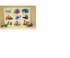 Ken Black Colourful  Wooden Puzzle Transport| Puzzles|Wooden Toys