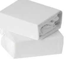 Ken Black COT FITTED SHEET WHITE| Nursery Furniture & Bedding
