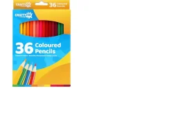 Ken Black Crafty Co. Coloured Pencils 36 Pack| Art & Crafts
