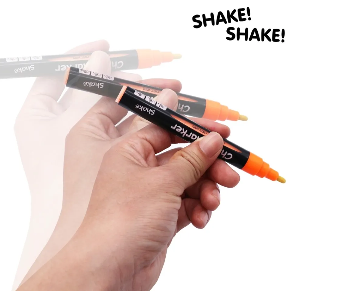 Ken Black Crafty Co. Erasable Chalk Markers 8 Pack| Art & Crafts