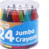 Ken Black Crafty Co. Jumbo Crayons 24 Pack| Art & Crafts