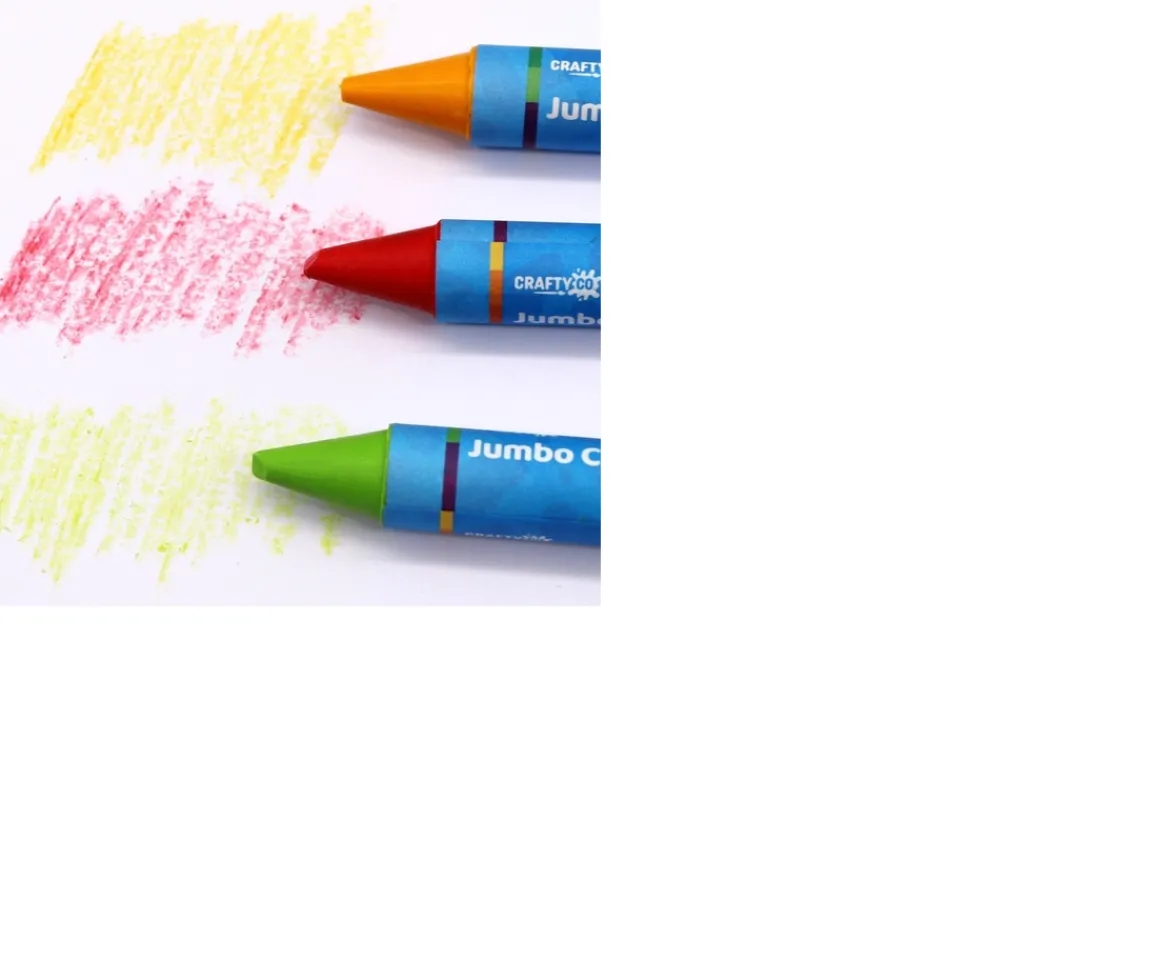 Ken Black Crafty Co. Jumbo Crayons 24 Pack| Art & Crafts