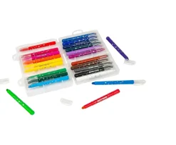Ken Black Crafty Co Twisty Crayons 24 Pack| Art & Crafts