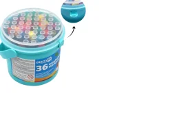 Ken Black Crafty Co. Washable Markers 36 Piece Tub| Art & Crafts