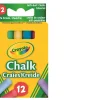 Ken Black Crayola 12 Anti Dust Coloured Chalk| Crayola|Art & Crafts