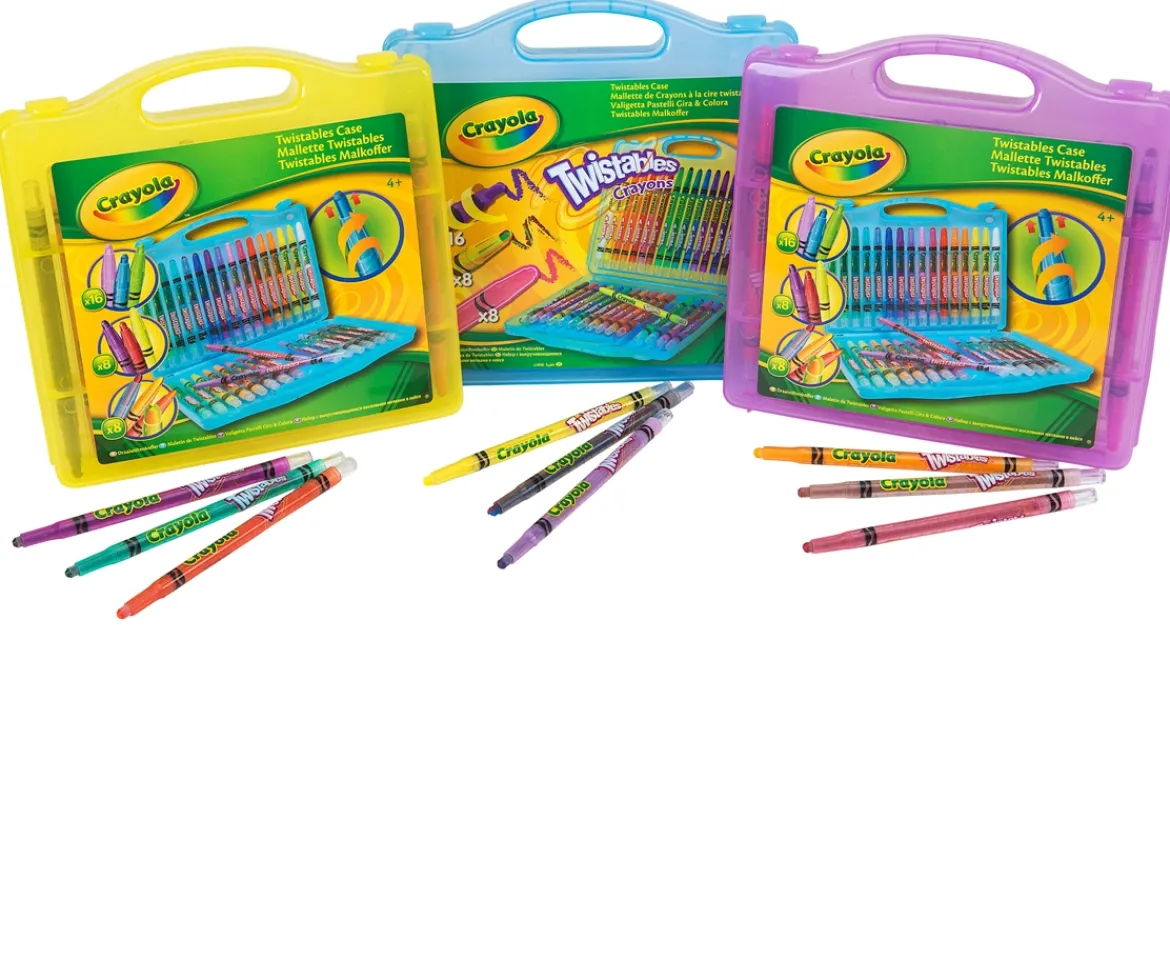 Ken Black Crayola 32 Piece Twistables Case| Crayola|Art & Crafts