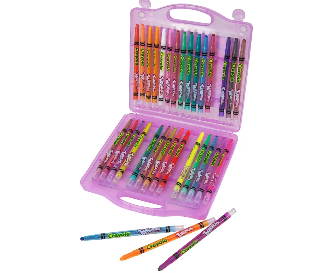 Ken Black Crayola 32 Piece Twistables Case| Crayola|Art & Crafts