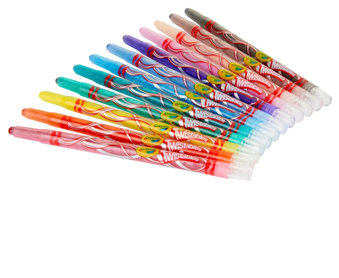 Ken Black Crayola 24 Twistable Crayons| Crayola|Art & Crafts