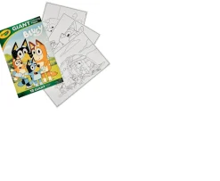 Ken Black Crayola Bluey Giant Colouring Pages| Crayola|Art & Crafts