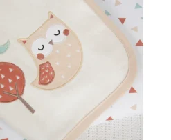 Ken Black CuddleCo Sleepy Owl 4 Piece Crib Bedding Set| Nursery Furniture & Bedding