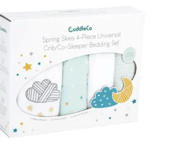 Ken Black CuddleCo Spring Skies 4 Piece Crib Bedding Set| Nursery Furniture & Bedding