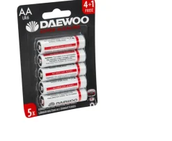 Ken Black Daewoo AA Alkaline Batteries 5-Pack| Battery Packs