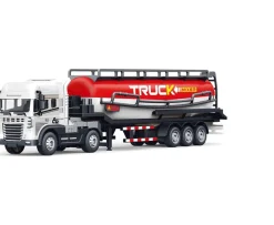 Ken Black Diecast Cement Tanker Trailer with Lights and Sounds| Building & Vehicle Toys