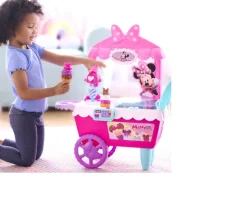 Ken Black Disney Junior Minnie Mouse Sweets & Treats Ice Cream Cart| Preschool & Electronic Learning