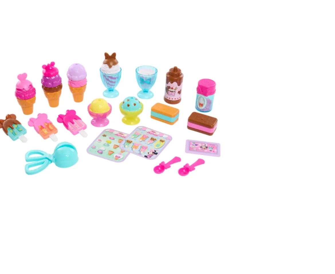 Ken Black Disney Junior Minnie Mouse Sweets & Treats Ice Cream Cart| Preschool & Electronic Learning