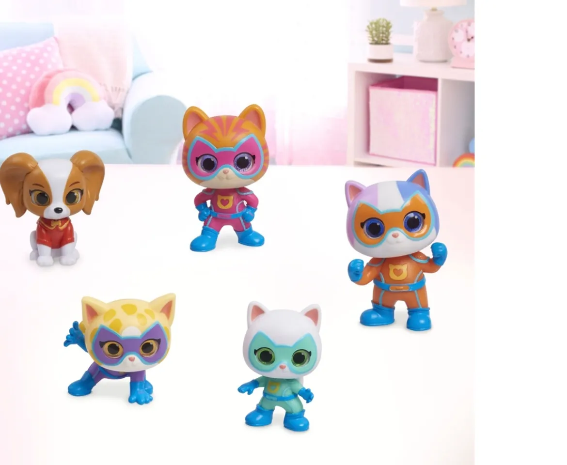 Ken Black Disney Junior SuperKitties Hero Squad Figure Set| Preschool & Electronic Learning