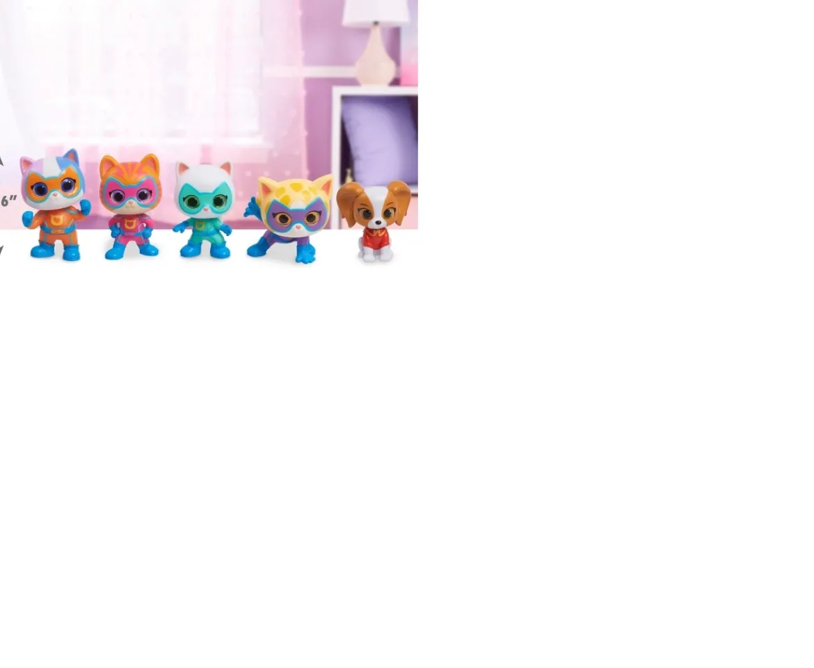 Ken Black Disney Junior SuperKitties Hero Squad Figure Set| Preschool & Electronic Learning