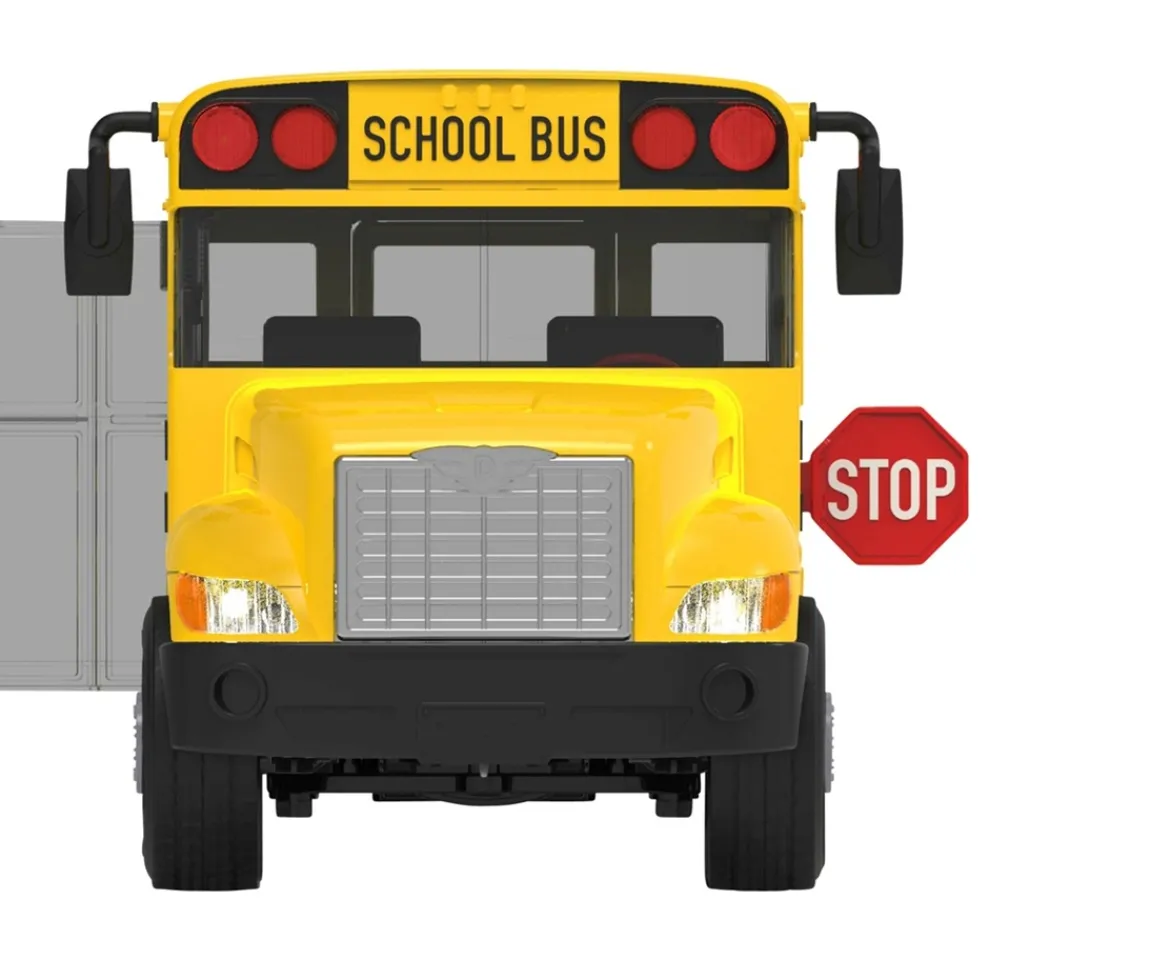 Ken Black Driven by Battat Large Yellow School Bus| Preschool & Electronic Learning