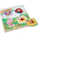 Ken Black Easy Grab Wooden Animal Puzzle Assortment| Wooden Toys|Preschool & Electronic Learning