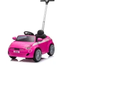 Ken Black Fiat 500e Push Car with UV Canopy| Pedal & Foot To Floor Ride Ons