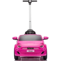 Ken Black Fiat 500e Push Car with UV Canopy| Pedal & Foot To Floor Ride Ons