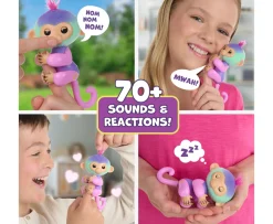Ken Black Fingerlings Magic Moods Monkey| Interactive Toys