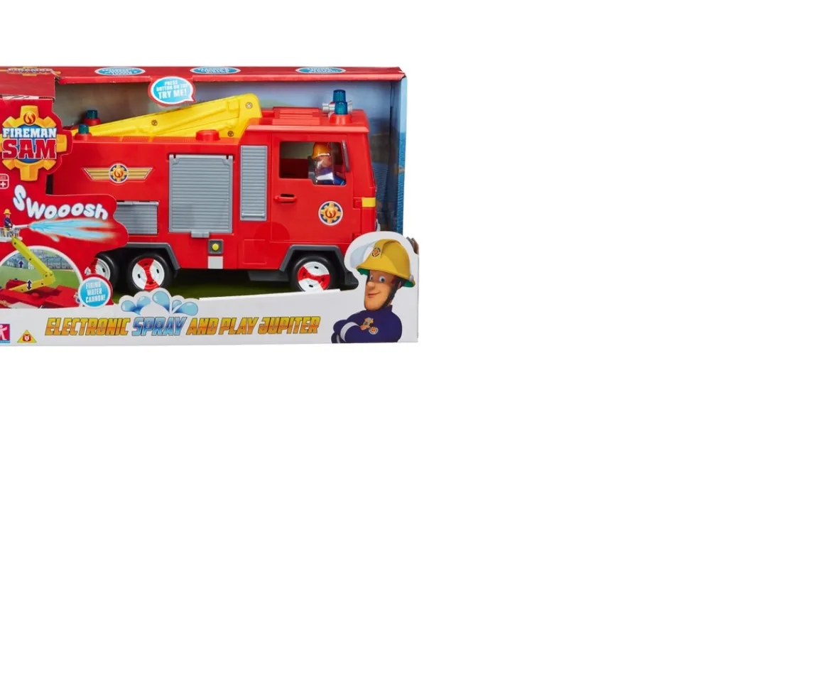 Ken Black Fireman Sam Spray & Play Electronic Jupiter| Preschool & Electronic Learning