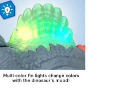 Ken Black Fisher Price Imaginext Jurassic World Ultra Snap Spinosaurus with Lights & Sounds| Action Figures & Playsets