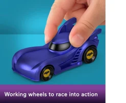 Ken Black Fisher-Price Batwheels DC: Bam the Batmobile Diecast Character Vehicle 5 Pack| Preschool & Electronic Learning
