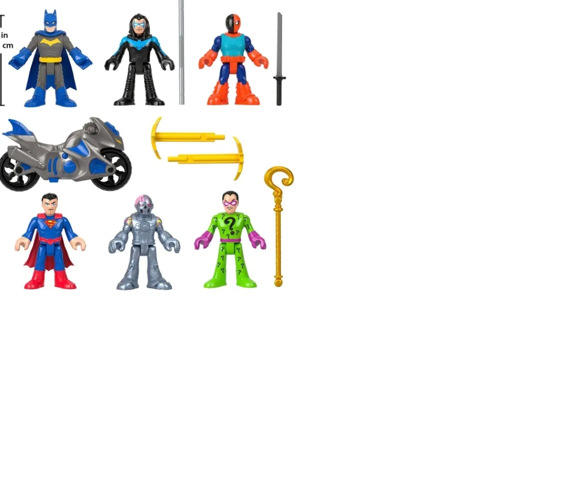Ken Black Fisher-Price Imaginext DC Super Friends Deluxe Figure Pack| Preschool & Electronic Learning