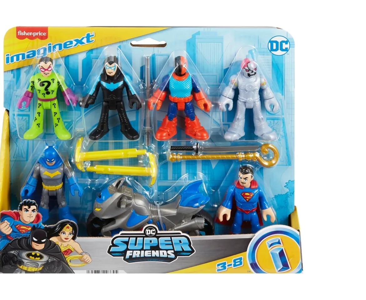 Ken Black Fisher-Price Imaginext DC Super Friends Deluxe Figure Pack| Preschool & Electronic Learning