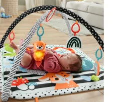 Ken Black Fisher-Price 3-in-1 Music, Glow and Grow Baby Gym| Baby Play
