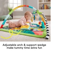 Ken Black Fisher-Price 3-in-1 Rainforest Sensory Gym| Baby Play|Preschool & Electronic Learning