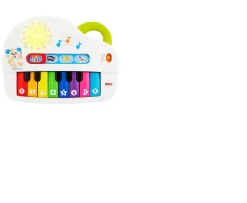 Ken Black Fisher-Price Laugh & Learn Silly Sounds Piano Baby Toy| Preschool & Electronic Learning