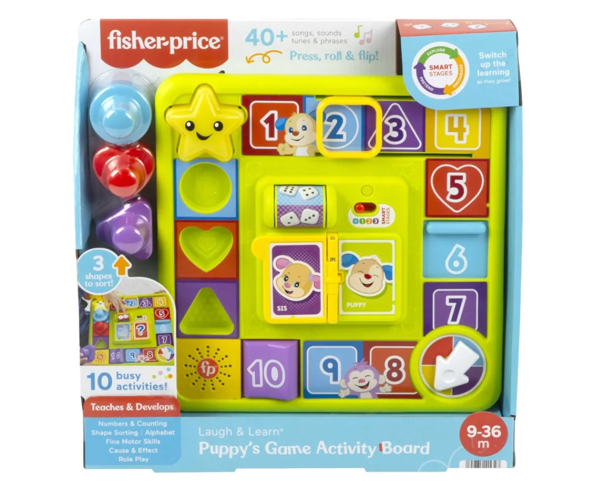 Ken Black Fisher-Price Laugh & Learn Puppy’s Game Activity Board| Preschool & Electronic Learning