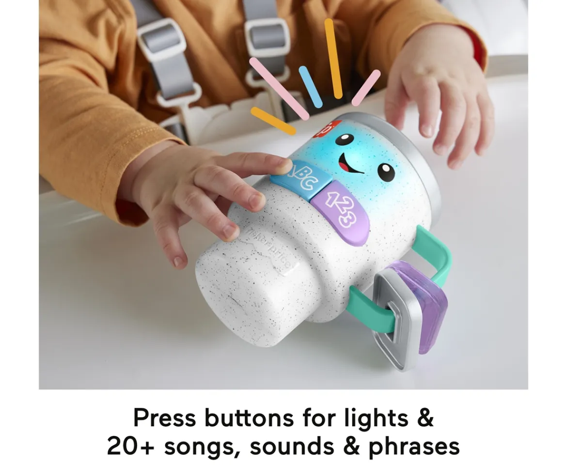 Ken Black Fisher-Price Laugh & Learn Wake Up & Learn Coffee Mug| Preschool & Electronic Learning