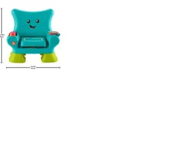 Ken Black Fisher-Price Laugh & Learn Smart Stages Chair Teal| Preschool & Electronic Learning