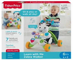 Ken Black Fisher-Price Learn with Me Zebra Walker| Baby Play