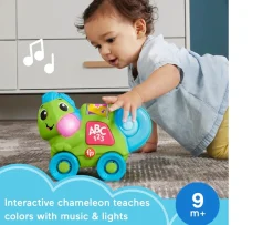 Ken Black Fisher-Price Link Squad Crawl 'n' Colours Chameleon| Baby Play