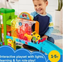 Ken Black Fisher-Price Little People Light-Up Learning Garage| Preschool & Electronic Learning