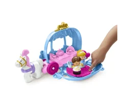 Ken Black Fisher-Price Little People Disney Princess Cinderella's Dancing Carriage Set| Preschool & Electronic Learning