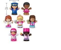 Ken Black Fisher-Price Little People Barbie You Can Be Anything Figure 7 -Pack| Preschool & Electronic Learning