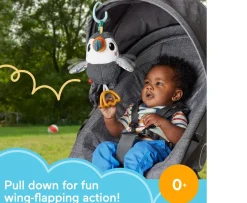 Ken Black Flap & Go Toucan Baby Stroller Activity Toy| Baby Play