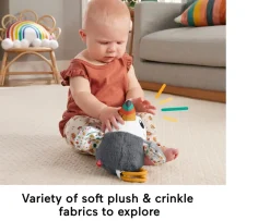 Ken Black Flap & Go Toucan Baby Stroller Activity Toy| Baby Play